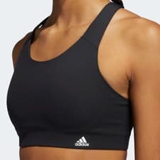 Image of ADIDAS GP6780 Women's Black Ultimate Training Padded Sports Bra BNWT