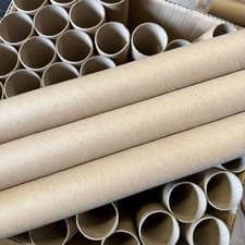 Image of 49 MAILING TUBES A2 460mm x 50mm DIAMETER CARDBOARD POSTAL Postage Rolls + Caps