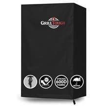 Image of GrillTough Heavy Duty BBQ Smoker Cover for Outdoor Grill – Waterproof, Weather
