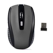 Image of BLACK WIRELESS CORDLESS 2.4ghZ MOUSE USB DONGLE OPTICAL SCROLL FOR PC LAPTOP MAC