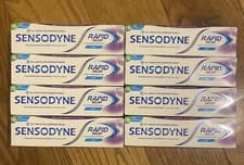 Image of sensodyne rapid relief toothpaste 75ml x8 09/2027 RRP £44.92