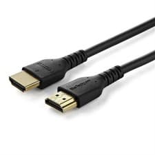 Image of StarTech 3ft (1m) Slim HDMI 2.0 Cable Flexible Premium Certified HDMI Cord wi...