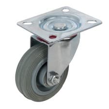 Image of Fixman Swivel Rubber Castor 75mm 50kg 234808