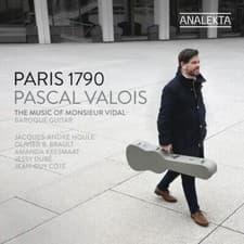 Image of Pascal Valois : Pascal Valois: Paris 1790: The Music of Monsieur Vidal CD