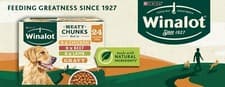 Image of Winalot Wet Dog Food Meaty Chunks in Gravy 80x100g Bulk Mixed Flavours