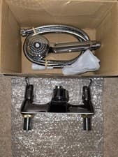 Image of BRISTAN LEVER BATH SHOWER MIXER w CERAMIC DISC VALVES CHROME VAL2 BSM C CD