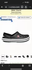 Image of BRAND NEW Crocs Unisex Adult Crocband Clog Unisex M10/W12 Black /White