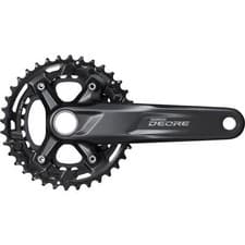Image of Shimano Deore FC-M5100 chainset; 11-speed; 48.8 mm chainline; 36/26T; 175 mm