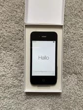 Image of Brand New Apple iPhone 4s 8GB Colour Black unactivated (unlocked) Rare