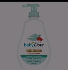 Image of 2 X Dove Baby Fragrance Free Moisture Head To Toe Wash 400ml | UK Free Delivery
