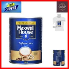 Image of Convenient 750g Maxwell House Cappuccino Powder - Perfect for Any Time