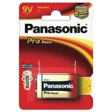 Image of Panasonic 9V Propower Battery Alkaline 6LR61/Pan6LR6Ppg1bp - Pack of 1