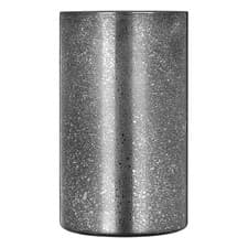 Image of Glitter Effect Wine Cooler Sparkly Silver Bottle Chiller Glamorous Home Bar Deco