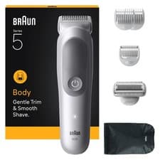 Image of Braun Body Groomer Series 5, BG5550, +6 Grooming Tools, Waterproof - Grey