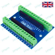 Image of 🇬🇧 Arduino Pro Nano Breakout Board Screw Terminal Shield ALREADY SOLDERED - UK