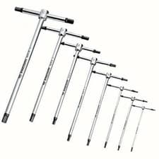 Image of Facom Tools 8 Piece T- Handle Hex Allen Key Set - Speed Set - 2mm > 10mm