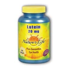 Image of Lutein 100 softgels 20 mg by Nature's Life