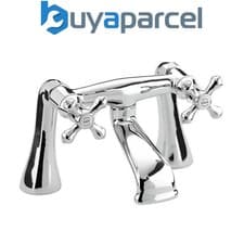 Image of Bristan Colonial Traditional Chrome Bath Filler Tap Chrome KBFC K BF C