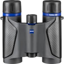 Image of Carl Zeiss Terra ED 10 x 25 Compact Binoculars in Grey/ Black (UK Stock) BNIB