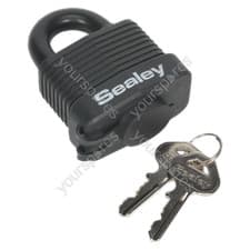 Image of Sealey Steel Body Weatherproof Padlock 54mm
