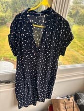 Image of mint velvet midi dress size 