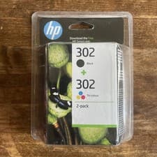 Image of HP 302 Original Ink cartridges Black and Tri-Colour Multipack X4D37AE