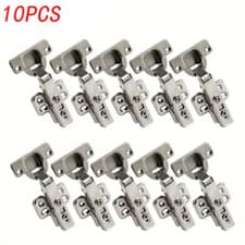 Image of 10X Quality Full Overlay 35mm Soft Close Hinges Kitchen Cabinet Cupboard Door UK