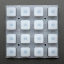 Image of Adafruit Silicone Elastomer 4x4 Button Keypad for 3mm LEDs, 1611