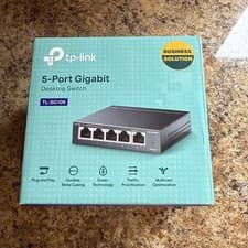 Image of TP-Link TL-SG105 Desktop Switch 5-Port Gigabit Ethernet New & Unused