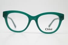 Image of Chloe CH0162O Green Gold Oval Eyeglass Frame New
