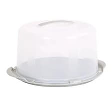 Image of Wham Cook Aluminium & Clear Deep Round Cake/Cheese Dome