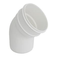 Image of FLOPLAST 110mm Ring Seal Soil Offset Bottom Bend - White - FREE 1 Day Delivery