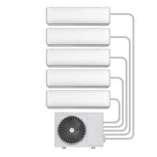 Image of electriQ iQool Multi-Split 5 x 12000 BTU Smar BUN/IQool-5MS12k12K12K12K12K/97611