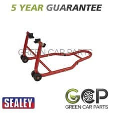 Image of Sealey Universal Rear Paddock Stand with Rubber Supports RPS2KD