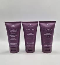 Image of x3 Alterna Caviar Anti-Aging Clinical Densifying Shampoo 40ml Bundle of 3. New.