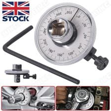 Image of Torque Angle Gauge 1/2" Drive 360 Degree Rotation Scale Gauge Socket Ratchets