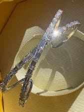 Image of Swarovski Hyperbola Cuff Bracelet Infinity Large