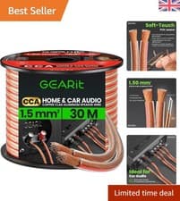 Image of 30m Copper Clad Aluminum Speaker Cable 16AWG for Superior Sound Quality