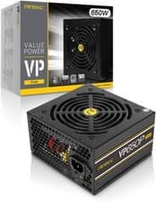 Image of Antec VP650P 650W 80 Plus ATX PC Power Supply PSU 7x SATA 2x PCI-E