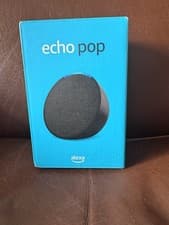 Image of Amazon Echo Pop Smart Speaker - Charcoal