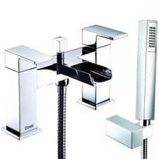 Image of Methven Deva Sparkle Deck Mounted Bath Shower Filler with Shower Mixer, Model SP