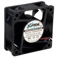 Image of X-Fan 60 x 60 x 25mm Axial Fan 12V Ball Bearing