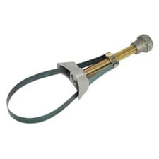 Image of Sealey Oil Filter Wrench Band Type 65-105mm Heavy-Duty Steel Strap AK644