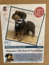 Image of Needle Felting Kit Wire Haired Dachshund from The Crafty kit Company - New