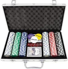 Image of Invero 300 Piece Classic Deluxe Poker Set with an Aluminium Carry Case