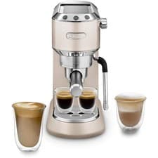 Image of DeLonghi Dedica Arte Espresso Coffee Machine - Beige EC885.BG