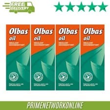 Image of 4x Olbas Oil Inhalant Decongestant 30ml 100% ORIGINAL ⭐⭐⭐⭐⭐