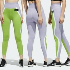 Image of Adidas WMNS Training Primeknit Fine Tights Purple/Green/White (GD9401)