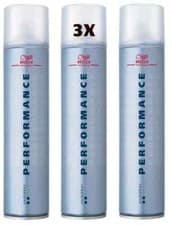 Image of 3 x Wella Performance Hairspray Ultra Hold 500ml