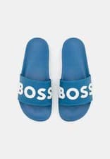 Image of Hugo Boss Kirk Pool Sliders UK 8 Flip Flops Slides Sandals RRP £79 BNIB